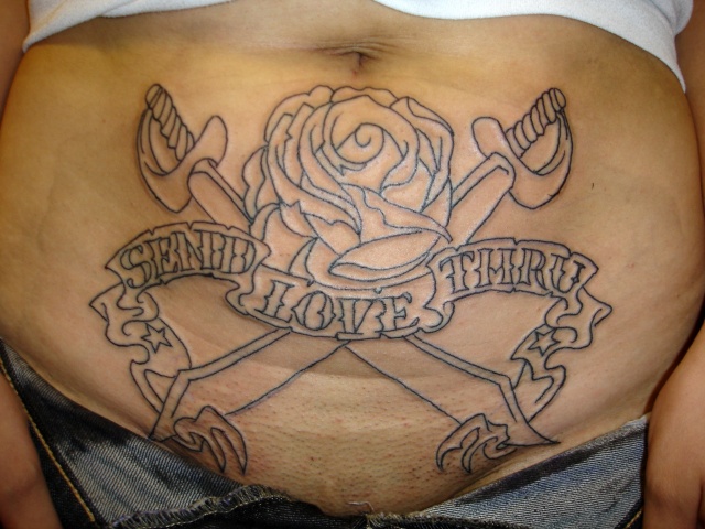 clockworktattoo traditional outline tattoo by tatupaul clockworktattoo traditional outline tattoo by tatupaul