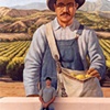 Detail, "History of Citrus" mural