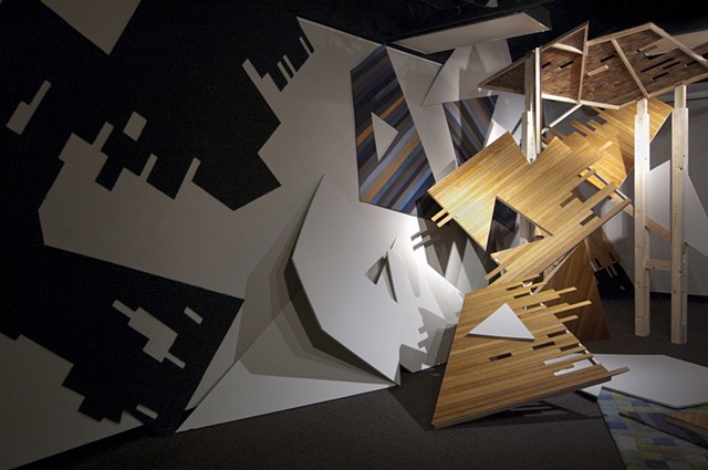heather brammeier artwork installation sculpture reclaimed materials