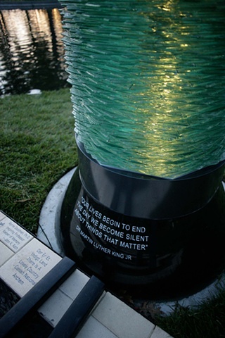 Holocaust and Genocide Memorial Grove at Sonoma State University by Jann Nunn