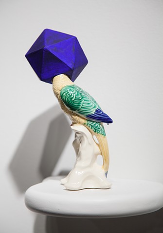 Camouflage XXIV (Last Ditch Defense for Possibly Extinct Yellow-eared Parrot, in Yves Klein Blue)