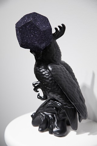 Camouflage XXX (Disguise for Endangered Yellow-crested Cockatoo with Glitter-scatter Enhancement)