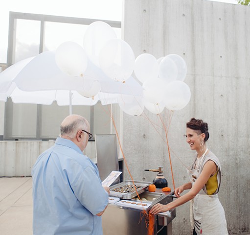 Milkweed Dispersal Balloons at the Pulitzer Arts Foundation
