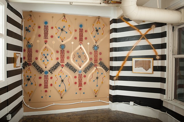 Installation View at 2A Gallery in Downtown Los Angeles