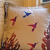 Hummingbird Flight Euro Pillow
