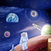 Outer Space Mural