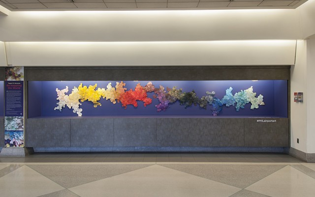 Installation View of Tectonics (Philadelphia International Airport)