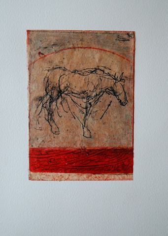 intaglio print by wyoming printmaker