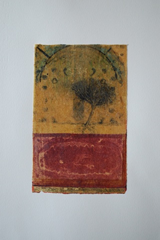 lithographic print by wyoming printmaker