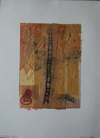 intaglio print by wyoming printmaker