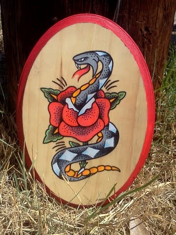 Snake Rose Influenced By Sailor Jerry Snake Rose Influenced By Sailor Jerry