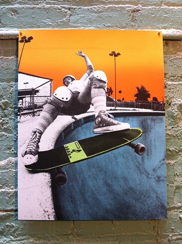 Pool Rider Skateboard skater vintage thrasher shred