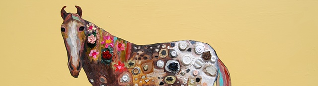 Appaloosa in Butter Yellow