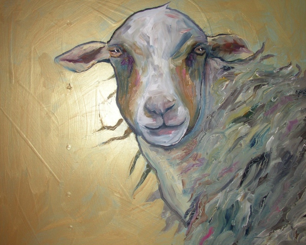 Sheep in Gold