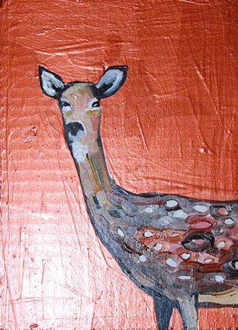 Spotted Deer in Copper