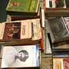 When I am reading I am far away 

(detail of personal library)