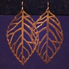 large bronze leaves