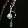 aquamarine double link