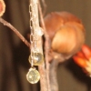 citrine long gold chain drops