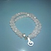 rose quartz three strand