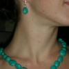 turquoise & pure silver set