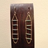 green seed bead mini ladders