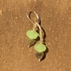 green glass & labradorite triangles