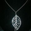 silver leaf w/ prehnite drops