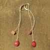 ruby & aventurine 2 danglies