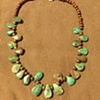 turquoise nuggets & wood