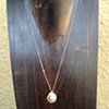 gold tree cutout & chalcedony & tourmaline