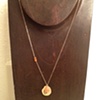 gold tree cutout & orange moonstone
