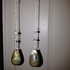 jasper & grey quartz drops
