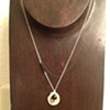 silver tree cutout & black spinel