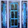 wave triptic  42x44"
