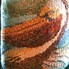 "Pelican Tailsman," woven tapestry bracelet