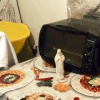 Microwave, downstairs