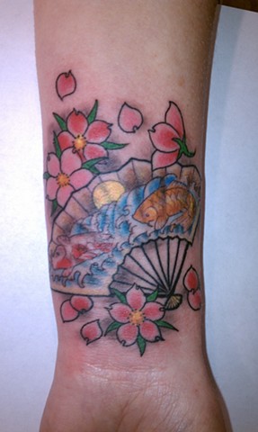 mason hogue tattooing japanese fan tattoo by mason hogue mason hogue tattooing japanese fan tattoo by mason hogue