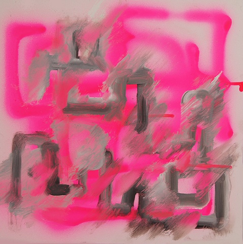 pink grid destroyed