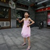 Playing Badminton in Guangzhou, China