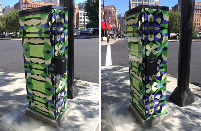 Peridot
Crown Castle art box murals, Cleveland, OH. Organized by Downtown Cleveland Alliance & City Advocates Programs.