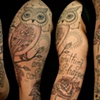 hibou half sleeve