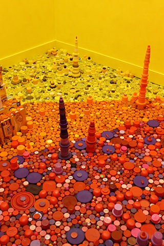 installation sculpture, project room, reuse, environmental