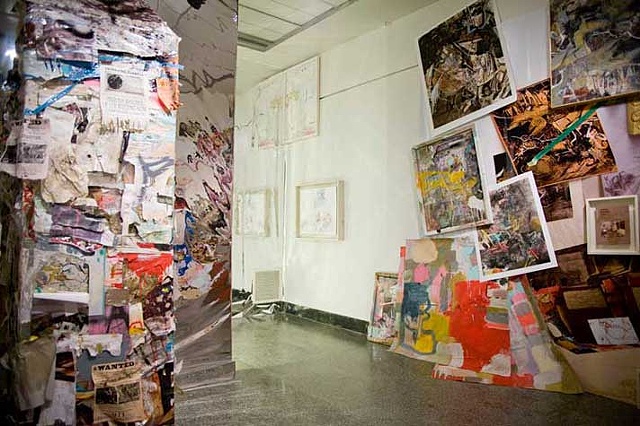 Slipping Glimpser and Sloppy Gagster Installation View, detail