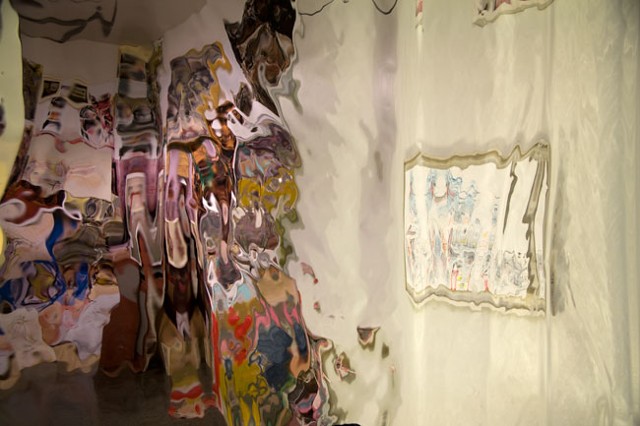 Slipping Glimpser and Sloppy Gagster Installation View, detail