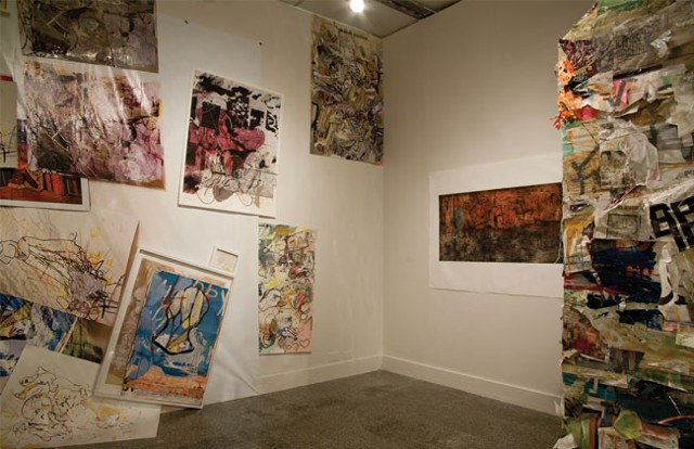 Slipping Glimpser and Sloppy Gagster Installation View, detail