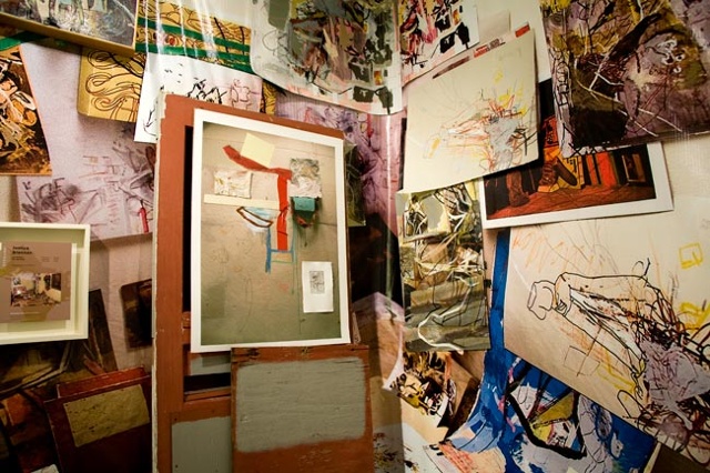 Slipping Glimpser and Sloppy Gagster Installation View, detail