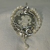 Green Jasperware Cameo Pendant