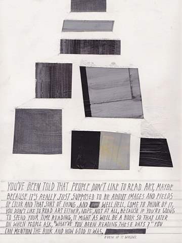 People Don�t Like to Read Art