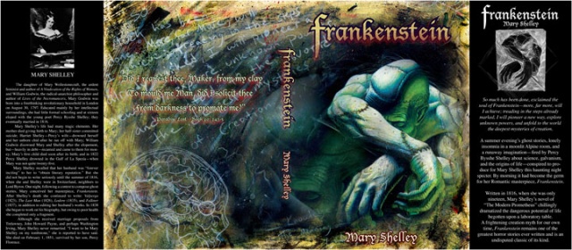 Mary Shelley's Frankenstein - Book Jacket